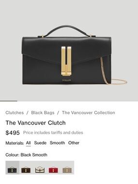 DeMellier London The Vancouver Clutch - Black